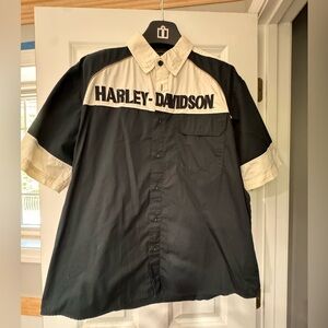 Men’s Harley Davidson mechanic shirt XL